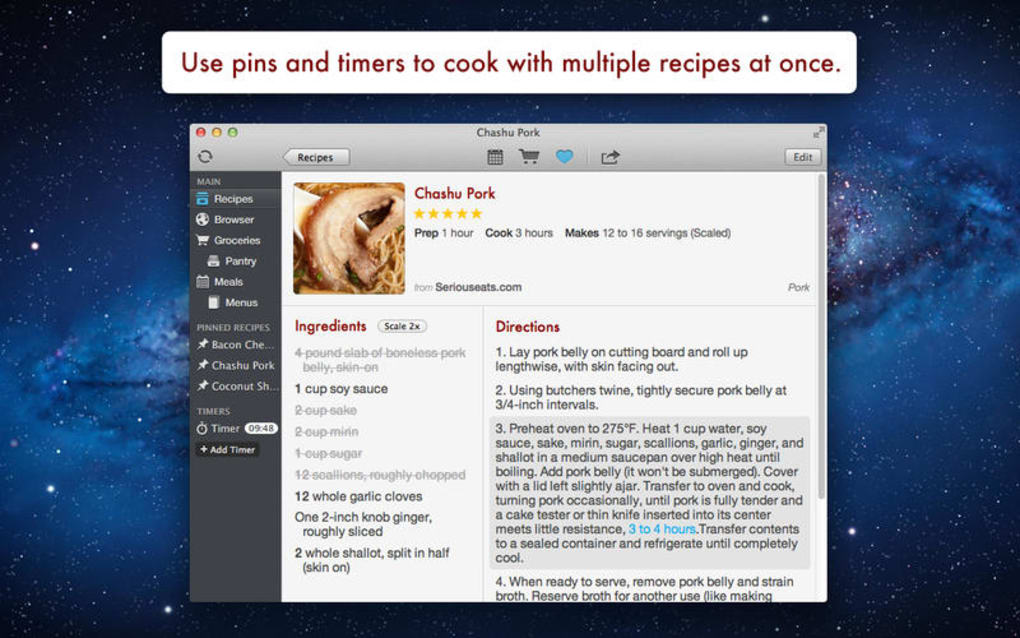 Recipe software mac iphone free paprika for sale